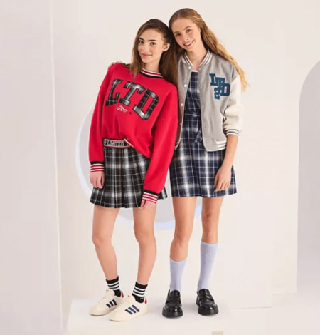 plaid pleated skirt - back to school girls clothes